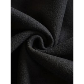 [Plus Size Angel Wings Hoodie] Soft & Comfortable Plus Size Angel Wings Print Hoodie | Long Sleeve Pullover with Pockets, Casual Style for Women, All Season Wear