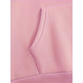 [Plus Size Angel Wings Hoodie] Soft & Comfortable Plus Size Angel Wings Print Hoodie | Long Sleeve Pullover with Pockets, Casual Style for Women, All Season Wear