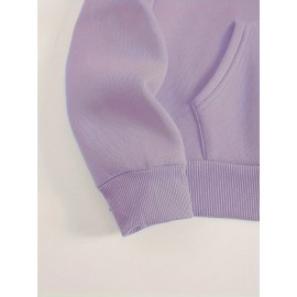 [Faithinspired Plus Size Hoodie] Faithinspired Plus Size Women's Elegant Casual Hooded Sweatshirt - Black Cross Print Long Sleeve Pullover, Cozy Fall & Winter Machine Washable Hoodie, Soft Fabric, Stylish, Durable Construction