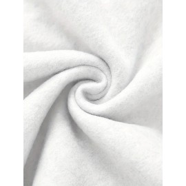 Plus Size Floral Rose Print Hoodie - Cozy, Stylish, 100% Polyester Knit Fabric, Slight Stretch for Fall/Winter