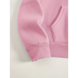 Plus Size Floral Rose Print Hoodie - Cozy, Stylish, 100% Polyester Knit Fabric, Slight Stretch for Fall/Winter