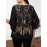 Plus Size - Plus Size, Women'S Plus Size Elegant Lace Chiffon Blouse - Semi-Sheer Floral-like Lace Overlay, Stretchy Non-See-Through Fabric, Machine Washable Office to Party Tops for Women - Spring/Summer Casual & Formal Outfits, Versatile Clothing, Sophisticated Style, Delicate Detailing, Stylish Top, Fashion Lovers