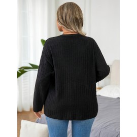 Plus Size, Women's Plus-Size Elegant Faux Two-Piece T-Shirt with Lace Panel & Button Neckline - Long Sleeve Blouse, Round Neck, Short Jacket-Like Collar, Machine Washable Spring/Fall/Spring Transition Top for Weddings, Parties & Formal Events, Blouses For Women Elegant Classy, Fall Clothes For Women, Tops For Women, Ladies Tops And Blouses, Tops For Women Elegant Classy, Womens Tops And Blouses, Evening Tops For Women, Fall Plus Size Women Clothes, Womens Clothes,