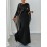 Plus Size, Women's Elegant Formal Party gala evening gown - Navy Blue, Stretchy fit-and-flare dress, Machine Washable for Weddings, Awards, State Events - Plus Size Available, Evening Party Dress