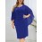 [Plus Size Party Dress] Plus Size, NEM433-Deep Purple Women's Elegant Chiffon Plus Size Party Dress
