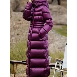 Winter Women's Loose Elegant Warm Coat, Everyday Winter Wear, Winter Outerwear, Classic Winter Style, Elegant Outerwear, Warm Fabric, Durable Material, Long Coat, Outer Jacket, Stylish Women, Casual Outfit
