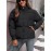 Women's Plus Size Winter Elegant Outerwear Coat - Full-Length Zipper Front Closure, Stand Collar H-Line Silhouette, Machine Washable Solid Color Jacket for Cold Weather, Casual & Dressy Occasions