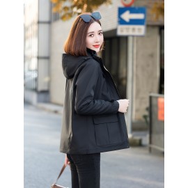 3-in-1 Winter Jacket - Detachable Hood, Casual Fit, Color Block Design with Zip Pockets for Men & Women